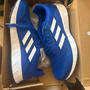 Adidas Men's Athletic Shoes in Blue and White